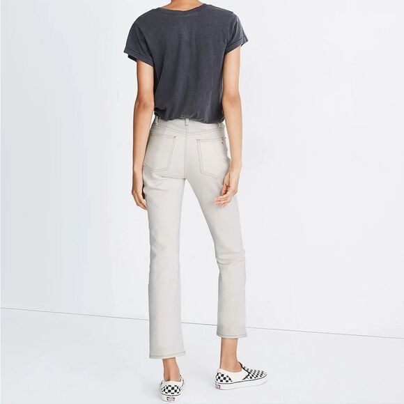Madewell - 46 NWT Slim Demi-Boot Jeans in Cloud Lining‎ NEW Size 28 Style AJ198 - Picture 6 of 9